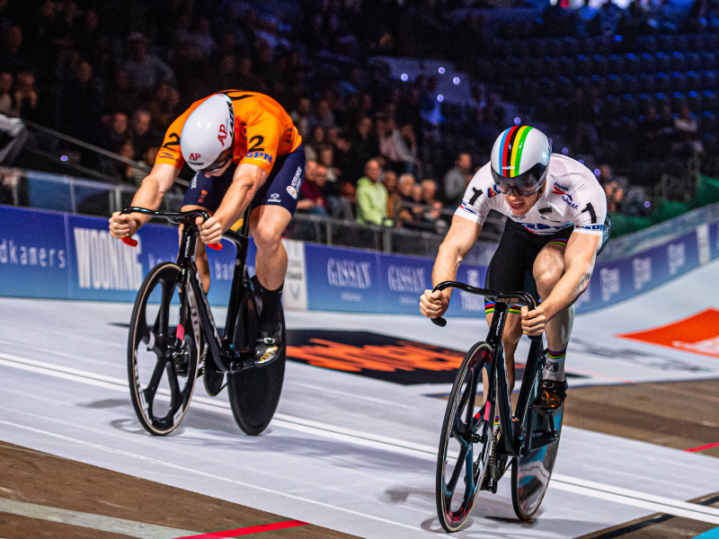 Wereldkampioenen Lavreysen en Hoogland meten hun krachten tijdens Wooning Zesdaagse